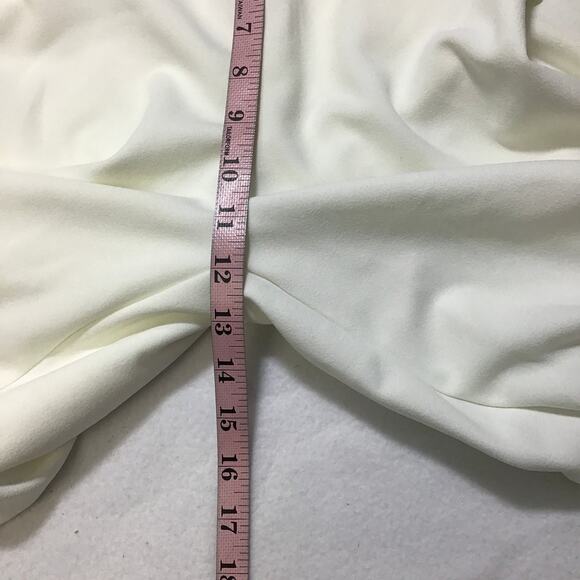 LULU'S SZ S Perfect Pick White Flat Front straight length pants NEW B36 *flaw - Picture 9 of 12